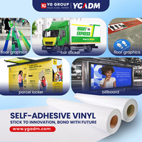 Prix d'usine brillant/blanc mat SAV Eco solvant 120gsm 100mic rouleau de PVC imprimable