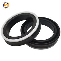 Joint d'étanchéité hydraulique OUY en PU/caoutchouc et nylon combinés pour la réparation des vérins hydrauliques d'excavatrices