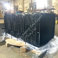 Chauffe-eau/air industriel à tubes en cuivre et ailettes en aluminium avec revêtement anticorrosion électrophoretique pour le chauffage des entrepôts et des ateliers