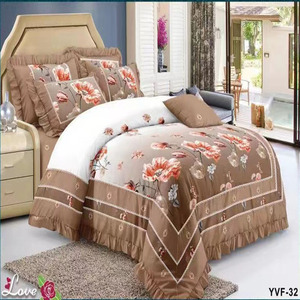Juego de Ropa de Cama de Lujo, Funda de Edredón King Size, <span class=keywords><strong>100</strong></span>% Algodón, 6 Piezas: 1 Funda de Edredón, 1 Sábana y 4 Fundas de Almohada - Product Image 5