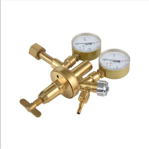 Régulateur de pression de gaz de type Zinser de style allemand, débitmètre en laiton pour l'industrie du propane et du CO2, utilisation pour l'oxyacétylène - Product Image 1