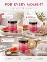 Cubes de gommage corporel au sucre de pastèque : Exfoliation douce et hydratation intense pour une peau lisse et douce – Produits de bain