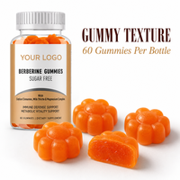 Gummies de berbérine à la cannelle de Ceylan sous marque privée, faible MOQ, 60 unités