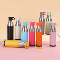 Bouteille d'eau de marque privée 12oz 2 en 1 peut refroidisseur tasse de bière isolation sous vide bouteilles d'eau en acier inoxydable