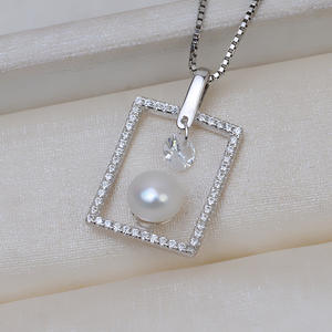 Colgante de Plata S925 con Ágata, Estilo Coreano, Accesorios DIY, 7-8mm, Popular en Europa y América, para Collares de Cabello de Bebé, Suministros para Abalorios - Product Image 1