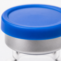Flacon en verre à col serti pour pénicilline, 5 ml à 100 ml, avec bouchon – Vente en gros
