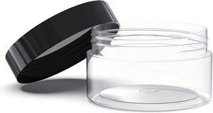 Variety LID 4oz 8oz Plastik-Haustier gläser Runde klare Behälter gläser 50ml 100ml 120ml 150ml 200ml 250ml - Product Image 6