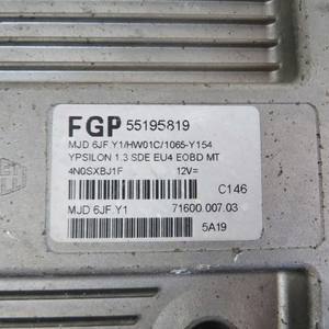 Centralina Motore ECU 55195819 Lancia Ypsilon Mk1 2003-2011 usata (55290) - Product Image 2