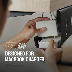 Dưới bàn Cáp mương cho dây nhà bàn cáp dây tổ chức máy tính quản lý dây khay cho dây lộn xộn Dải điện - Product Image 3