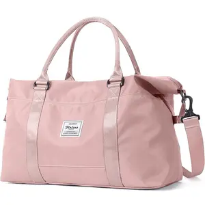 Travel Duffel Bag Sports Tote Gym Bag Shoulder Weekender Overnight Bag For Women 2024