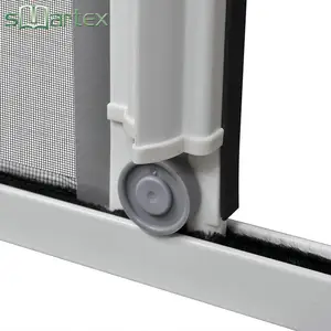 Aluminum alloy frame economical retractable fly screen sliding doors with reach CE certificate