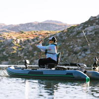 Pesca inflable Pvc Hypalon botes de pesca bote inflable rápido de goma con Motor bote de rescate deportivo de velocidad inflable grande