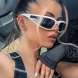 Custom Logo Unique Vintage White Curved Shield <b>Sunglasses</b> for Women Small <b>Square</b> Sport <b>Sunglasses</b> - Product Image 1