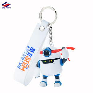 Longzhiyu 17年工場カスタム3DミニサボテンPVCキーホルダーかわいい小さなギフト植物キーリングキーホルダー卸売 - Product Image 5