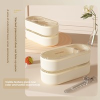 Moule à glace en silicone de qualité alimentaire, empilable, résistant à -40°C, pour la fabrication de glaces maison