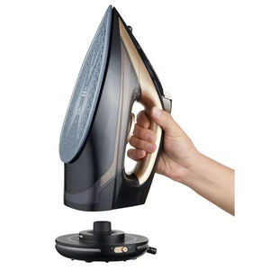 Meilleures ventes d'appareils électroménagers : Fer à vapeur électrique sans fil automatique 3000W avec semelle en céramique et pulvérisation pour vêtements - Product Image 3