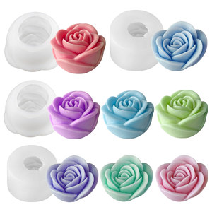 J10-410 Rose hương liệu nến Silicone Khuôn Hoa Handmade xà phòng hương liệu làm DIY nhỏ giọt thạch cao - Product Image 6