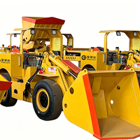 Pelle minier Xinguoyi Scooptram 4x4 robuste, capacité de 1,2T, moteur et pompe contrôlés par PLC, pneus antidéflagrants