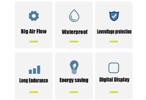 משאבת אוויר שקטה לאקווריום, נטענת, ניידת, 24V 260W, איכותית, מבית פורד, עם אחריות לשנה - Product Image 6