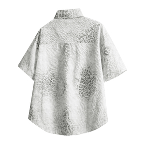 <span class=keywords><strong>Camicia</strong></span> Estiva a Maniche Corte con <span class=keywords><strong>Stampa</strong></span> Serpente, Stile <span class=keywords><strong>Giapponese</strong></span>, Casual, per Ragazzi, con Logo Personalizzato OEM, Fornitura Diretta dalla Fabbrica - Product Image 4