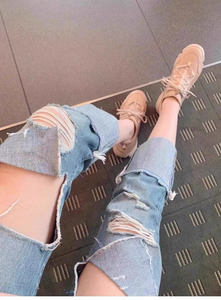 2026 Designer Inspired Korean Women Luxury Retro Platform <b>Sneakers</b> Genuine <b>Leather</b> Solid Color High Sole Non-slip Fashion Trend - Product Image 4