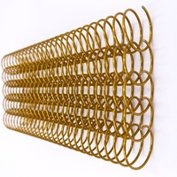 Offre Spéciale Or Spirale En Métal Anneau De Fil Pour Reliure Fil O