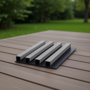 Griglia Elite Semi-Coperta Bicolore in PVC Effetto Legno Tecnico, Design Moderno Rettangolare per Pavimenti in Legno Ingegnerizzato - Product Image 2