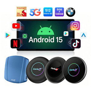 Carlinkit 8Gb 128Gb Tbox Ultra 3 4 15 Carplay <span class=keywords><strong>Tv</strong></span> Box Android Auto Inalámbrico, Adaptador Sm6350 5G Ai Box para BMW - Product Image 1
