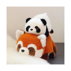 New Arrival Cute Flip <strong>Panda</strong> Lesser <strong>Panda</strong> Plush Animals Toys Stuffed Reversible Plushies Best Gift - Product Image 2