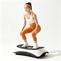 Nouvelle plaque vibrante verticale intelligente 3D pour le remodelage de la taille et l'amincissement, appareil d'exercice
