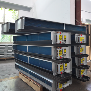 Installation cachée <span class=keywords><strong>horizontale</strong></span> certifiée CE Moteur à courant alternatif à ventilo-convecteur FCU Fonction de chauffage de refroidissement par eau réfrigérée de haute précision - Product Image 6