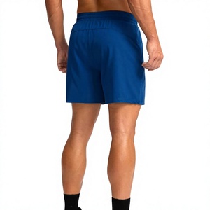 Shorts de sport pour homme personnalisés, légers, séchage rapide, pour la course à pied et la gym, avec ceinture élastique et poche zippée, fabrication OEM sous marque privée - Product Image 4