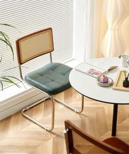 <span class=keywords><strong>Silla</strong></span> moderna Cesca <span class=keywords><strong>blanca</strong></span> y negra, <span class=keywords><strong>silla</strong></span> de comedor de caña de ratán, <span class=keywords><strong>silla</strong></span> Cesca con <span class=keywords><strong>patas</strong></span> de acero inoxidable - Product Image 5