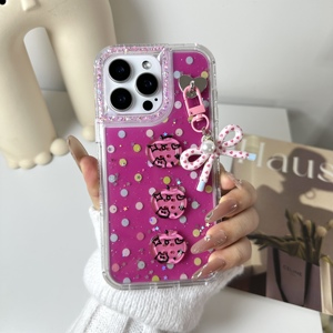 เคสโทรศัพท์แบบมีโบว์กลิตเตอร์อีพ็อกซี่ 360 องศา สำหรับ Oppo A6 X 5G A6 Pro 4G Realme 14 5G Realme Note <span class=keywords><strong>70</strong></span> 4G - Product Image 5