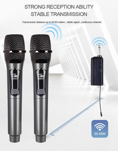 Best Karaoke Mic VHF UHF <strong>Dynamic</strong> Microfono Inalambrico Profesional Handheld Cordless Wireless <strong>Microphone</strong> for Singing Church - Product Image 4