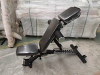 Banc de musculation multifonctionnel réglable en acier inoxydable de qualité professionnelle pour exercices de dos et de triceps
