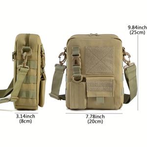 Tactical Molle <b>Shoulder</b> <b>Bag</b> Chest Pack <b>Men</b> Sling Crossbody <b>Bag</b> for Outdoor Hiking Combat Training - Product Image 1
