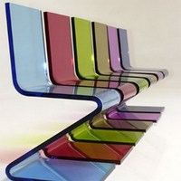 Chaises de salle à manger en acrylique transparent moderne et écologique, cent types, pour la maison, l'hôtel, le bureau
