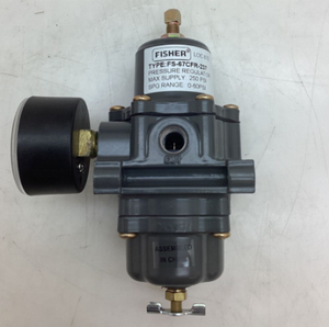 ตัวควบคุมแรงดันลมธรรมชาติ Original Air Natural Regulator Fisherr รุ่น 67C ซีรีส์ 67CFR-237/FS-67CFR-237 250 Psig 50 Psi ตัวควบคุมแรงดันลมอะลูมิเนียมสำหรับอุปกรณ์ 6 ตัว - Product Image 2
