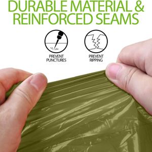 Poncho Impermeable y Transpirable de Lámina de Aluminio para Supervivencia, Chubasquero Térmico para Senderismo y Montañismo al Aire Libre - Portátil y Desechable - Product Image 3