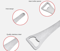 HXY Ouvre-bouteille de bière plate en forme de chaussure en acier inoxydable de vente chaude pour la cuisine, le restaurant et le serveur Gadgets de cuisine