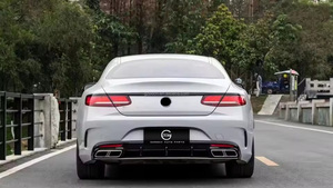 W217 S65กันชน S63สำหรับรถ <span class=keywords><strong>Mercedes</strong></span> W217 C217 <span class=keywords><strong>S</strong></span> Class <span class=keywords><strong>S</strong></span> <span class=keywords><strong>Coupe</strong></span> ที่ S63 <span class=keywords><strong>AMG</strong></span> S65 <span class=keywords><strong>AMG</strong></span> bodykit กระจังหน้ารถ - Product Image 6