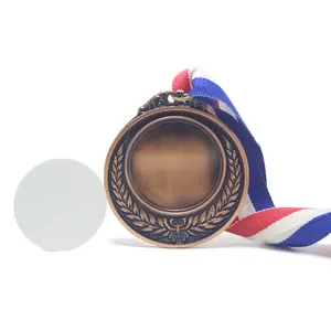 DIY Cheap Wholesale Graduation Ceremony Celebration Souvenir Sports Medals Blank Metal Students Custom School Sublimation Medal