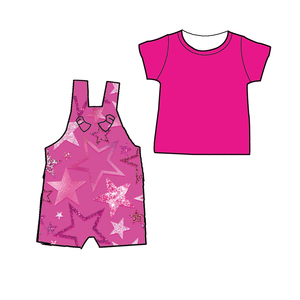 Conjunto de Ropa para Niñas con Rayas Personalizadas, Estilo Casual de Verano OEM para Niños, Patrón Sólido, Traje Femenino para Bebés - Product Image 4