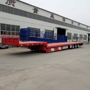 Semirremolque de Plataforma de 2 Ejes para Transporte de Contenedores, Directo de Fábrica, Carga de 40 Toneladas |   Remolque de Carga Pesada para Exportación a Sierra Leona - Product Image 6