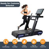 Caminadora K-FIT Slat K9 de Alta Resistencia para Gimnasio Comercial, Modo de Empuje, Equipo de Entrenamiento de Bajo Impacto