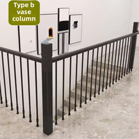 Pegangan Tangga Kayu Solid, Railing Lantai, Pagar Dalam Ruangan, Villa, Rumah Rakit Sendiri, Modern, Mewah Ringan, Pagar Pengaman, Asal Cina