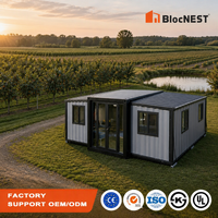 BlocNEST Maison Conteneur Moderne Extensible Préfabriquée Modulaire pour Résidence Familiale