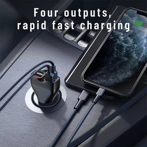 <span class=keywords><strong>Chargeur</strong></span> de <span class=keywords><strong>voiture</strong></span> SUNDA <span class=keywords><strong>4</strong></span>-en-1 à <span class=keywords><strong>4</strong></span> ports 102W, charge rapide, multi-protocoles PD QC compatible, adaptateur allume-cigare 12V-24V, vente en gros - Product Image 6