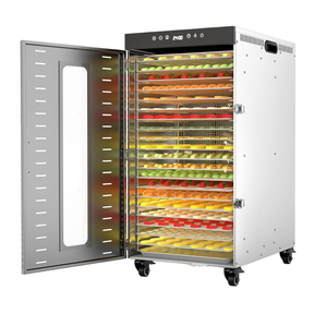Contrôle numérique 24 plateaux Zone unique Commercial Légumes Poivre Cucumba Séchoir Machine Déshydrateur Jerky - Product Image 1
